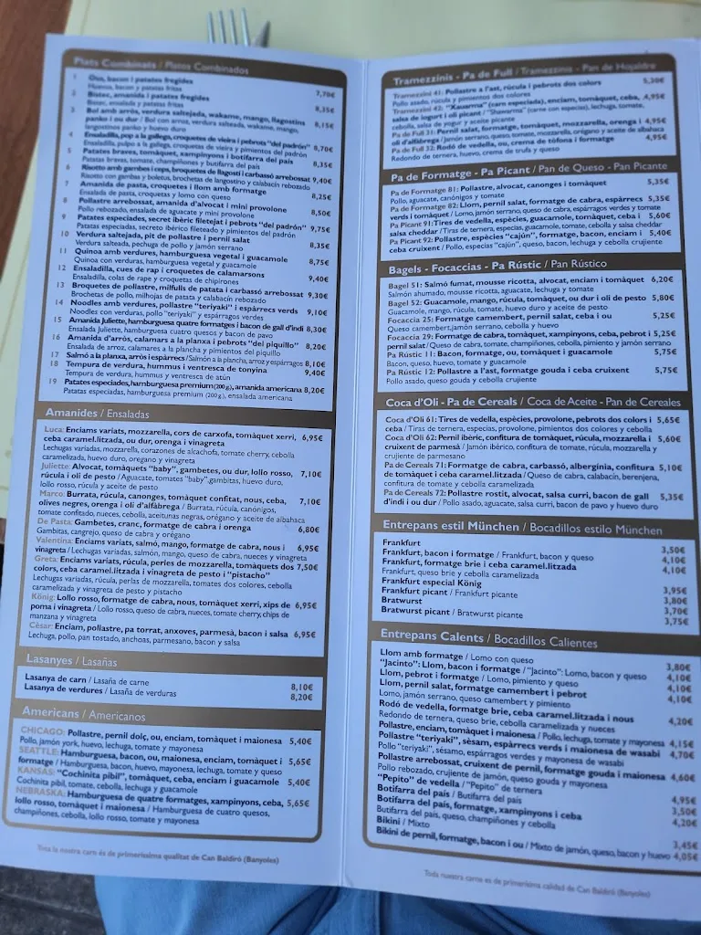 Menu_König Platja d'Aro_Castell-Platja dAro_immagine_3