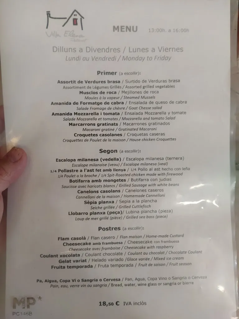 Menu_Villa Elena_Castell-Platja dAro_image_2