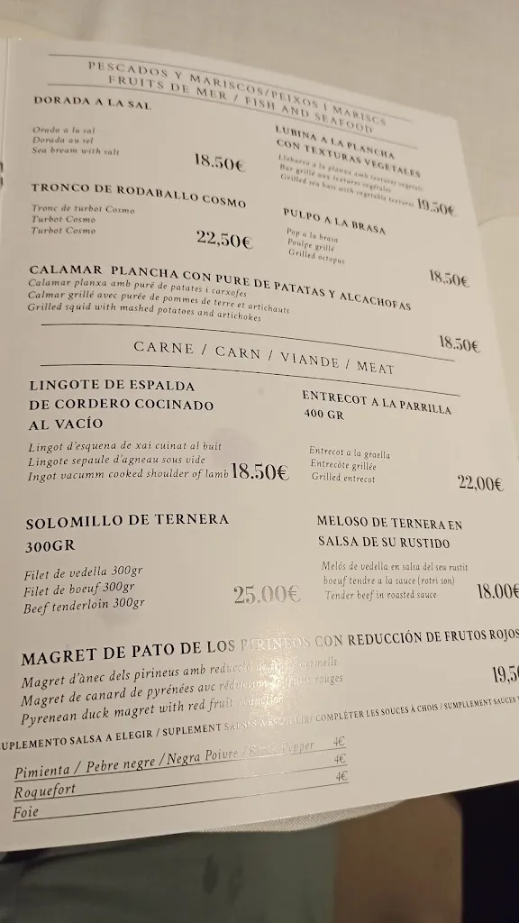 Menu_Cosmo Beach Restaurant_Castell-Platja dAro_image_3