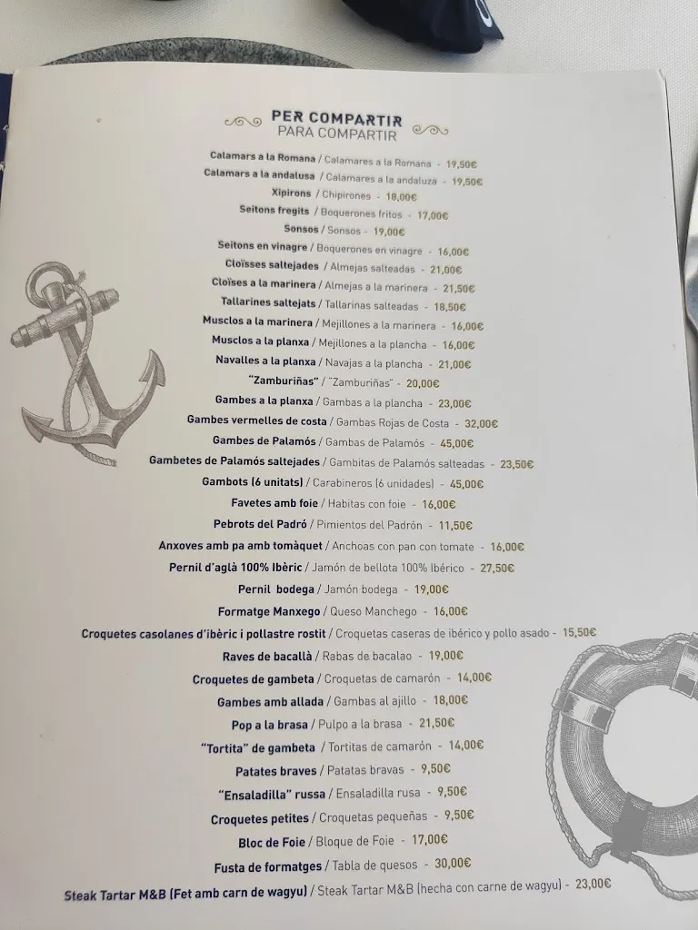 Menu_Restaurant M&B_Castell-Platja dAro_image_2