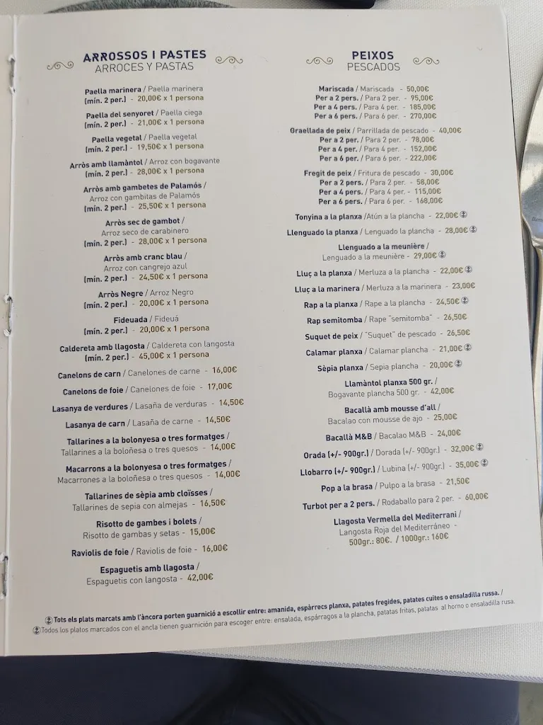 Menu_Restaurant M&B_Castell-Platja dAro_image_3