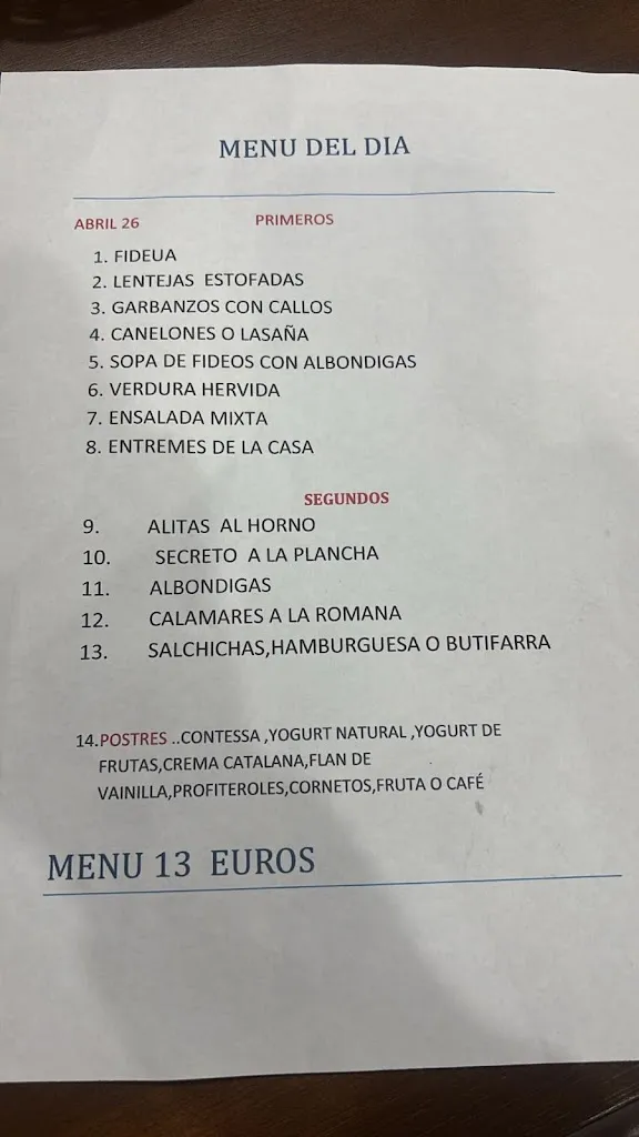 Menu_Àngel Bar Restaurant_Fornells de la Selva_image_1