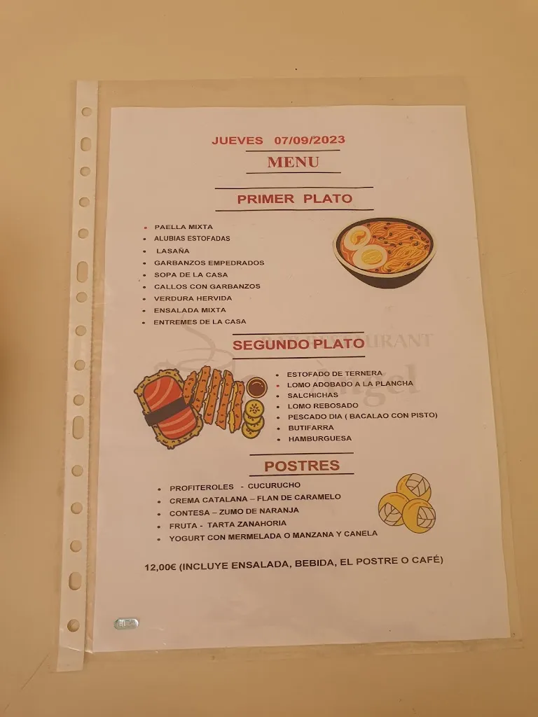 Menu_Àngel Bar Restaurant_Fornells de la Selva_image_3