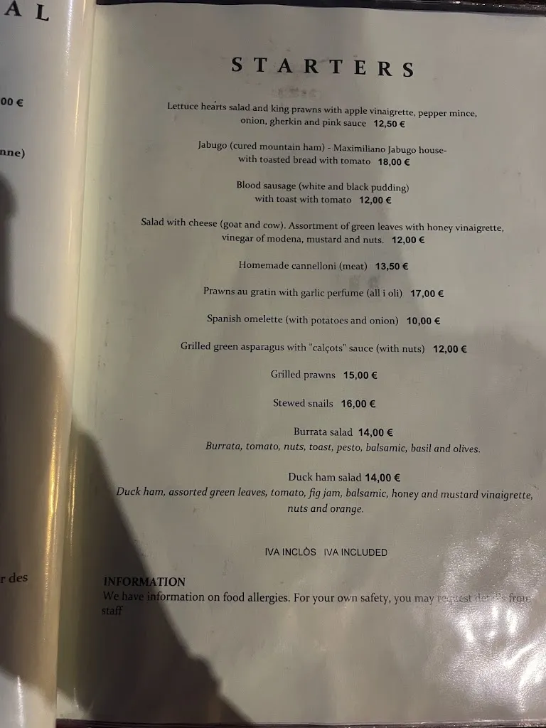 Menu_Restaurant la Roca_Forallac_image_2