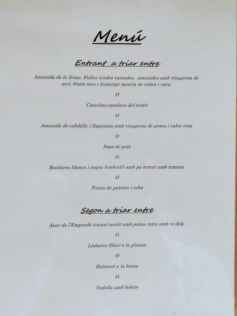 Menu_Restaurant la Roca_Forallac_image_3
