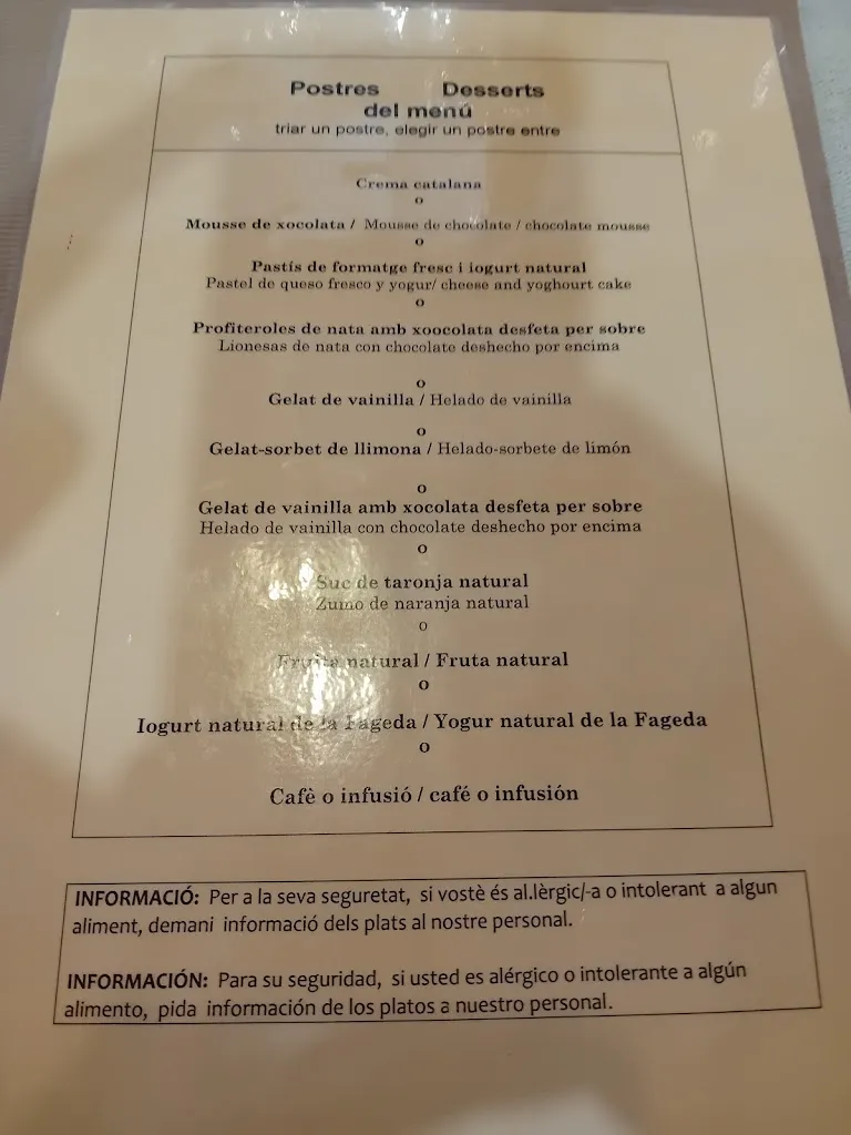 Menu_Restaurant la Roca_Forallac_image_4