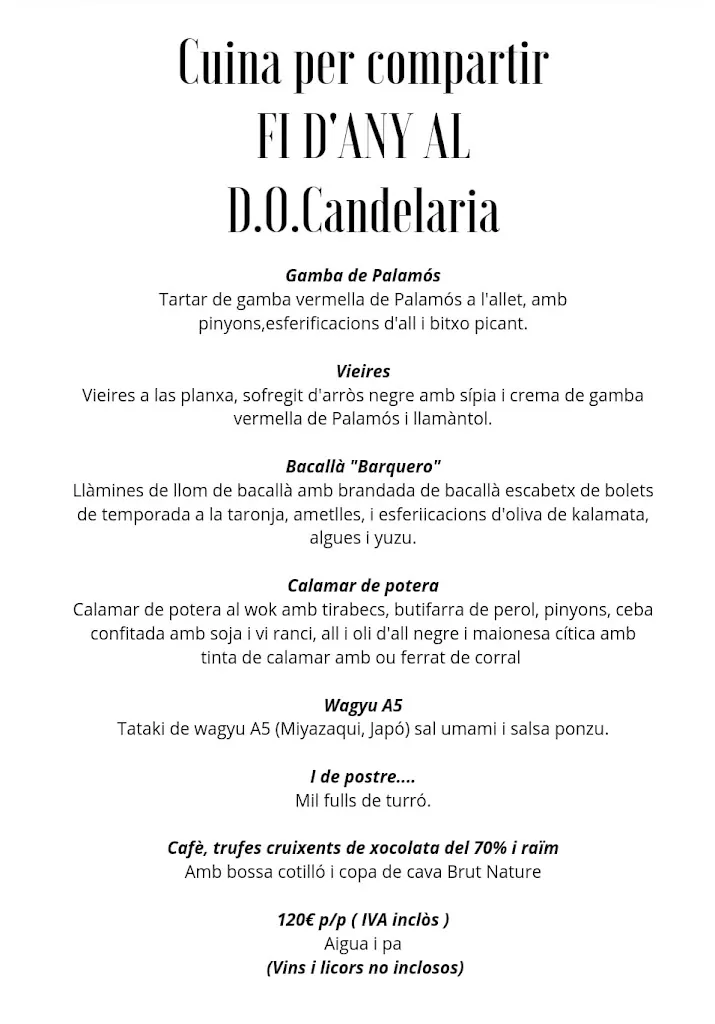 Menu_Restaurant D.O. Candelaria_Forallac_image_1