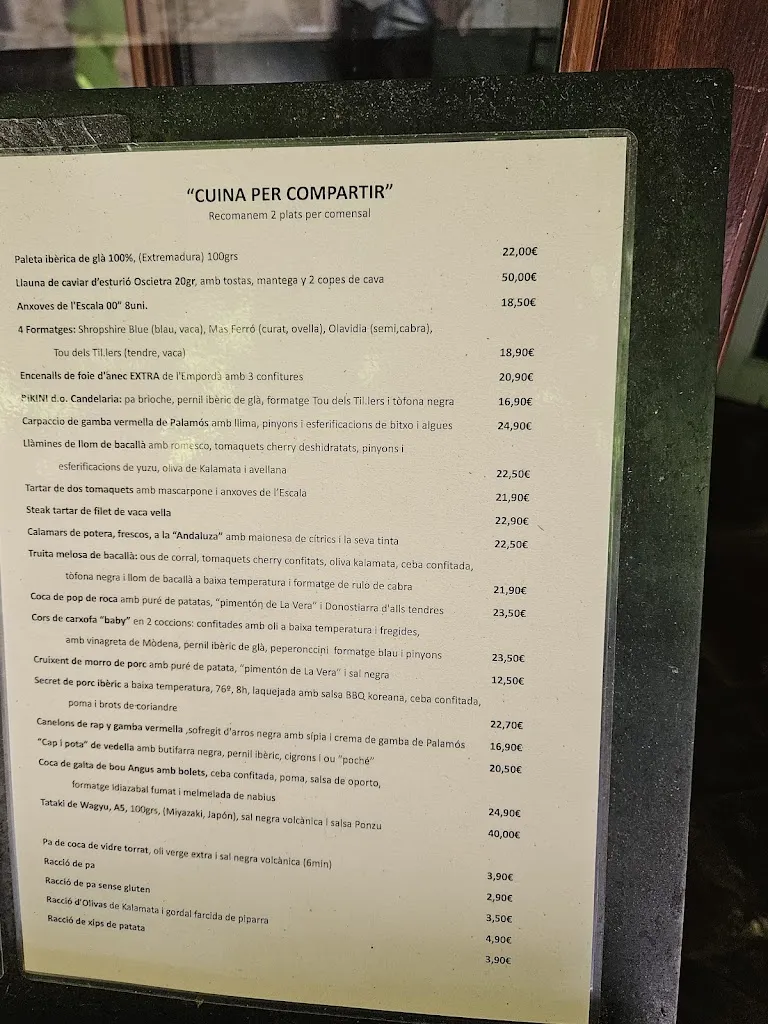 Menu_Restaurant D.O. Candelaria_Forallac_image_3