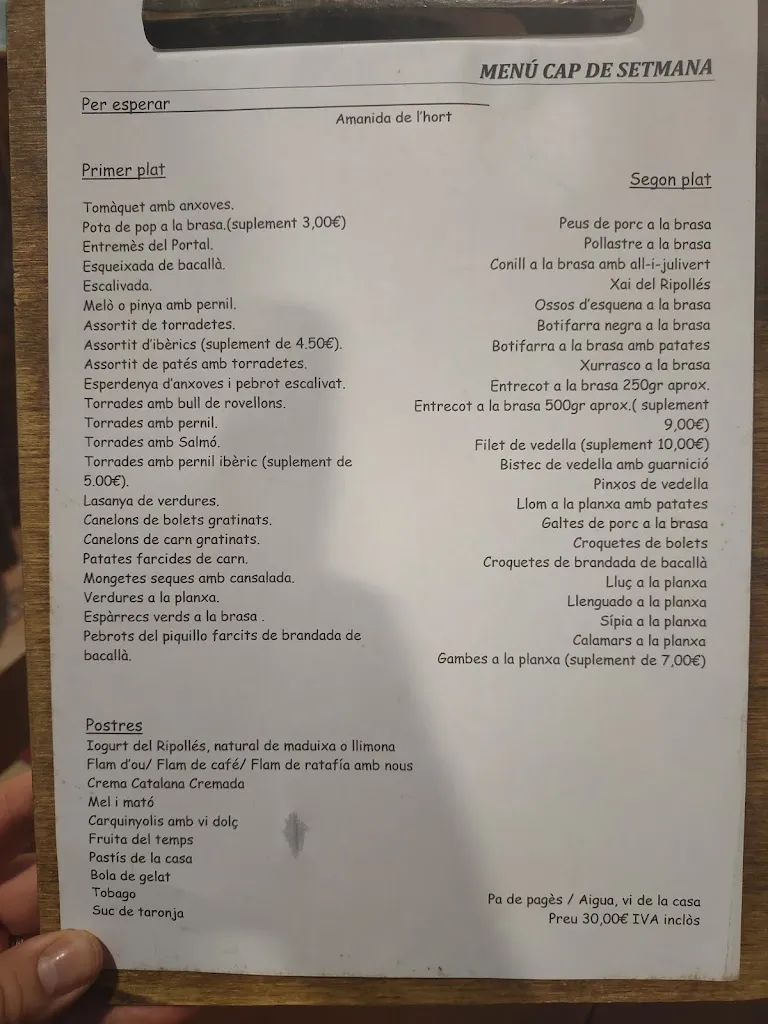 Menu_El Portal del Comte_Gombrèn_image_1
