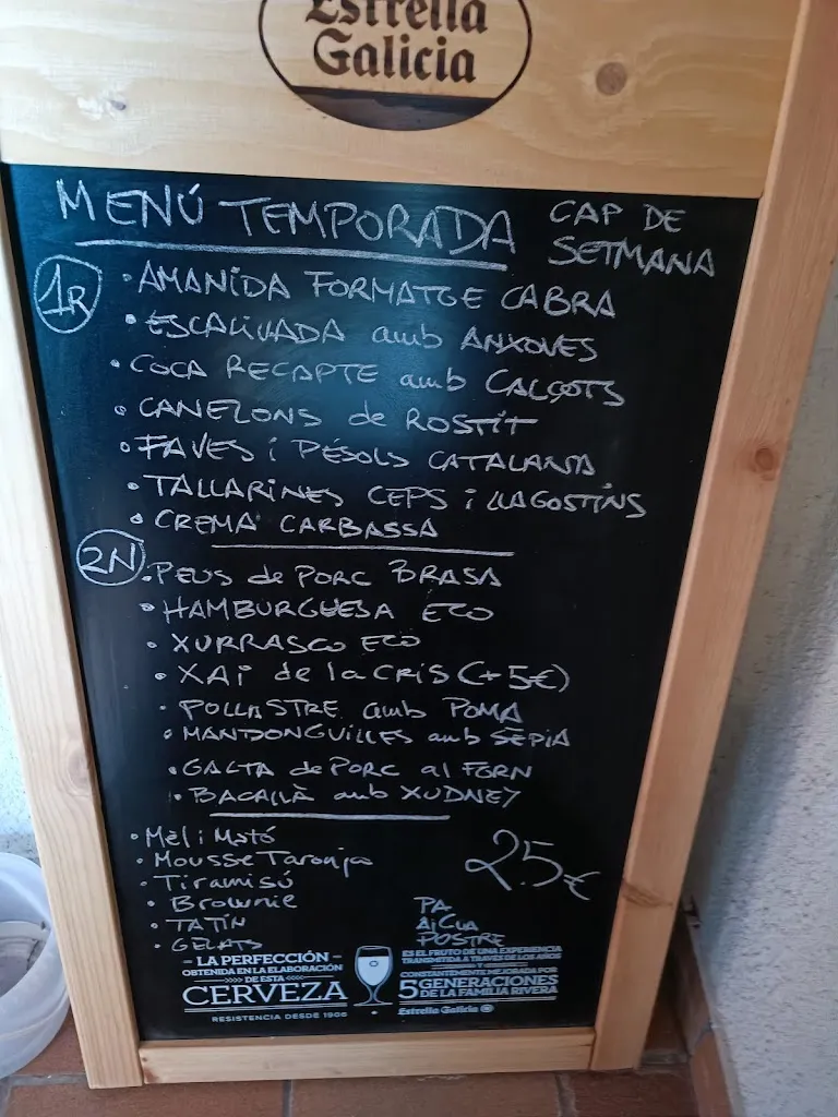 Menu_Hostatgeria Restaurant Santuari de Montgrony_Gombrèn_image_1