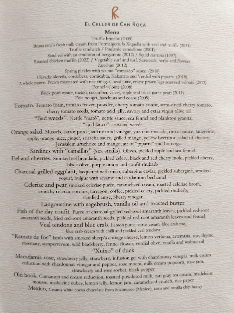 Menu_El Celler de Can Roca_Girona_image_3