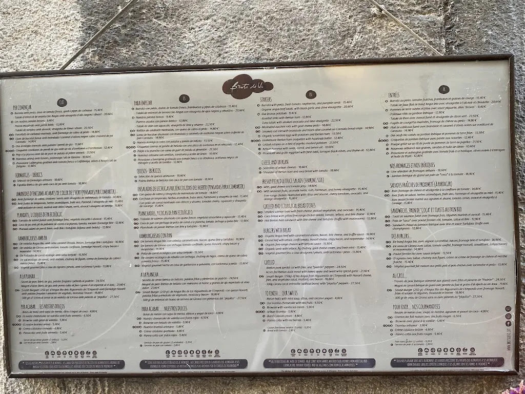 Menü_Brots de Vi_Girona_Bild_1