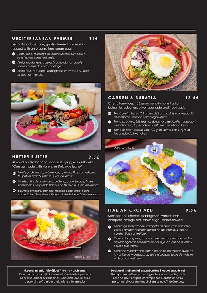 Menü_La Fabrica Girona_Girona_Bild_1