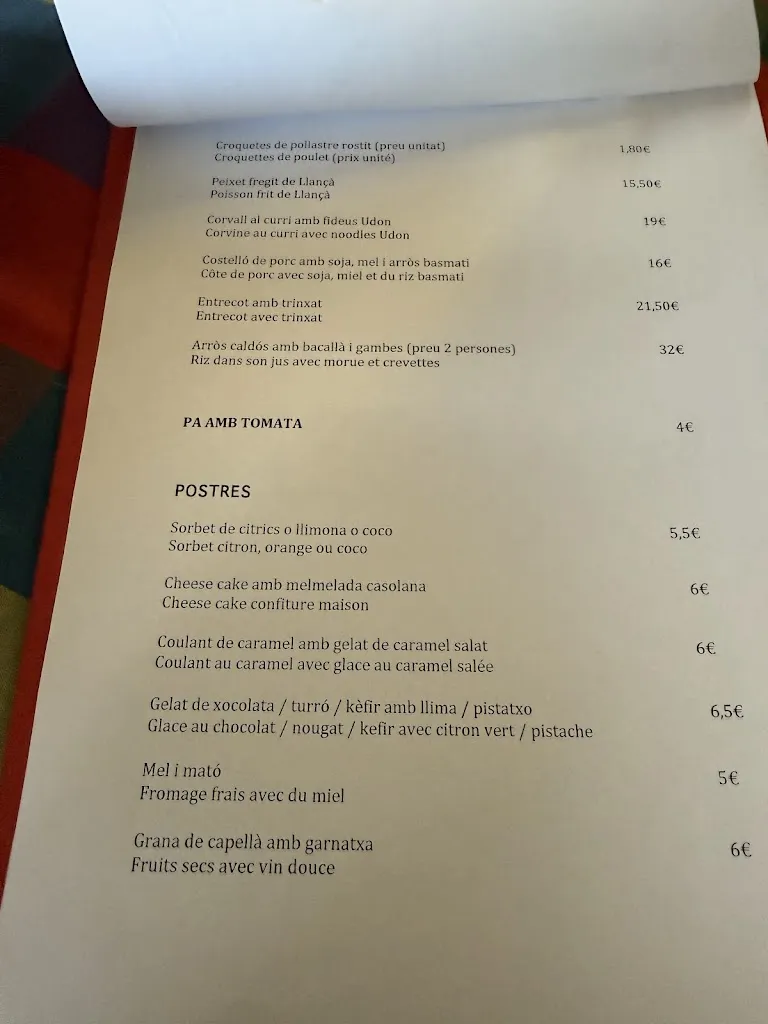 Menu_Chez Louisette_Garriguella_image_1