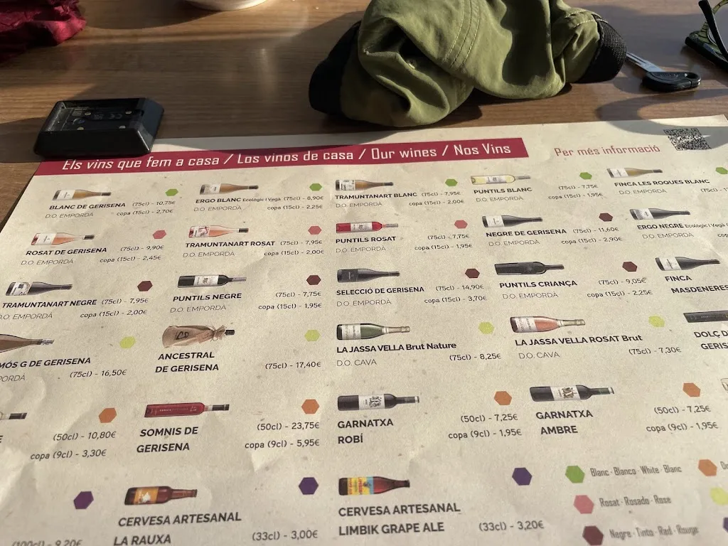 Menu_Cooperativa Agrícola de Garriguella_Garriguella_image_3