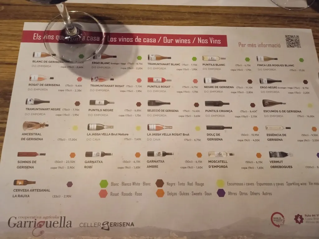 Menu_Cooperativa Agrícola de Garriguella_Garriguella_image_4