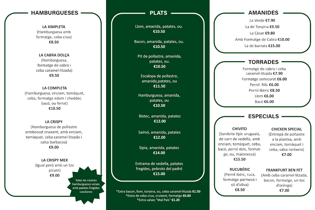 Menu_Bar La Espera_Garriguella_image_1