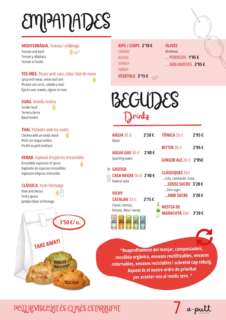 Menu_Restaurant A-putt_Gualta_image_2