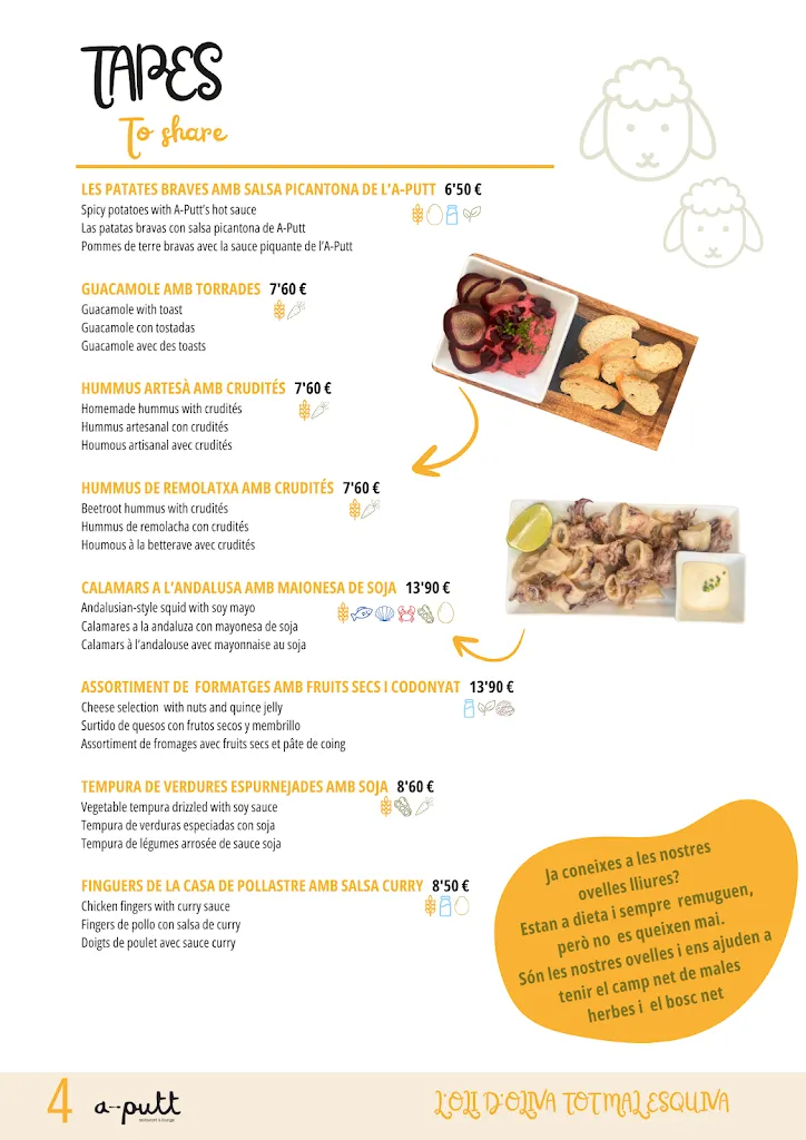 Menu_Restaurant A-putt_Gualta_image_4