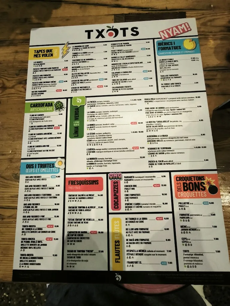 Menu_Sidreria Txot's_Figueres_image_4