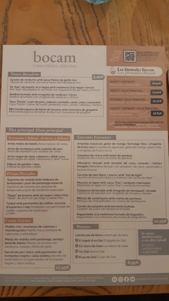 Menu_Bocam - Restaurant Figueres_Figueres_image_3