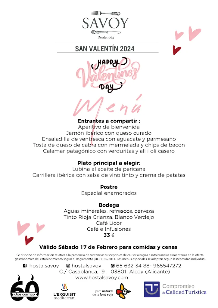 Menu_Restaurante Savoy en Alcoy_Alcoy/Alcoi_immagine_4