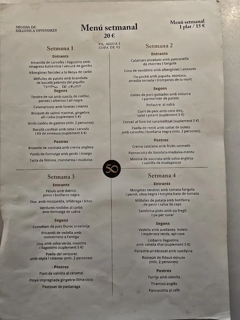Menu_50 Voltes Restaurant_Figueres_image_2