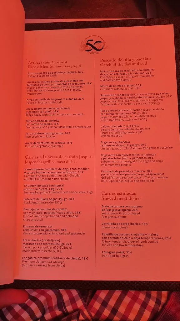 Menu_50 Voltes Restaurant_Figueres_image_3