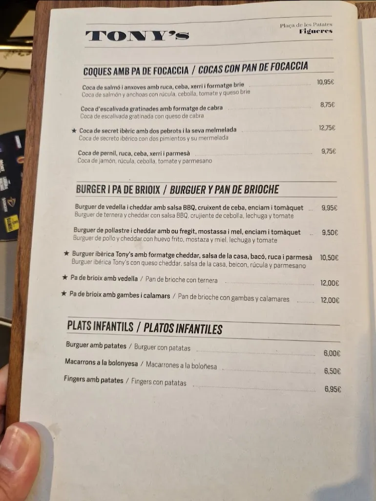 Menu_Tony's Figueres Restaurante Bar_Figueres_image_3