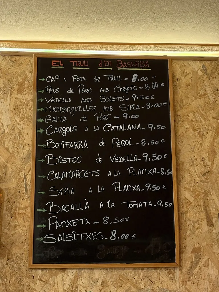 Menu_Restaurant El Trull d'en Baserba_Figueres_image_2