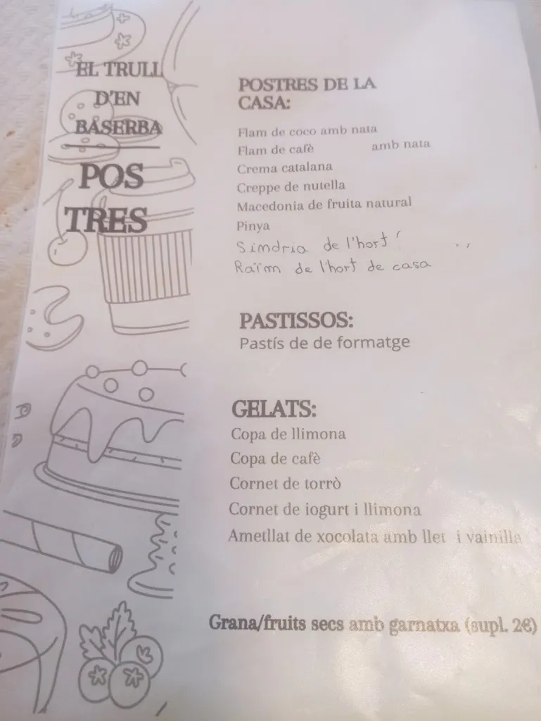 Menu_Restaurant El Trull d'en Baserba_Figueres_image_4