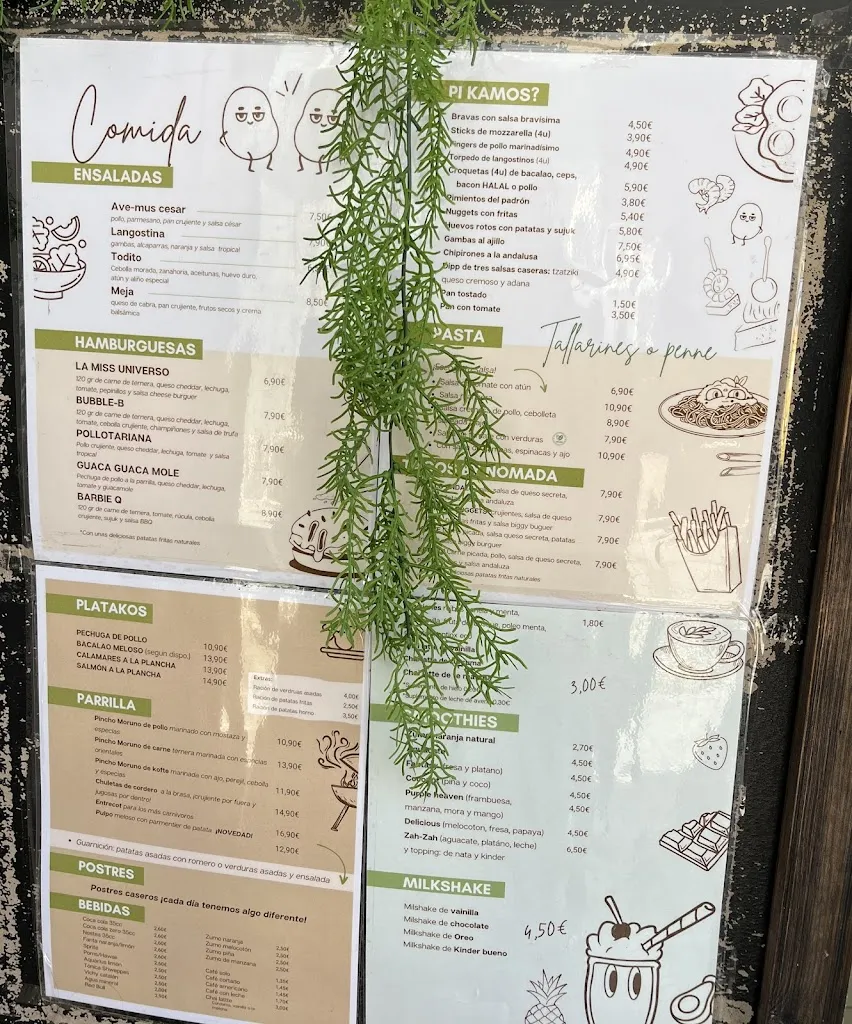 Menu_Nomada restaurant & brunch_Figueres_immagine_2