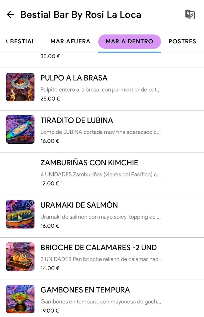 Menu_Restaurante Bestial by Rosi la Loca_Baña A_image_2