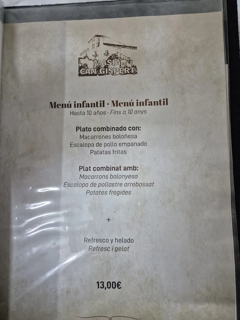 Menu_Restaurant Can Gispert_Hostalric_immagine_2