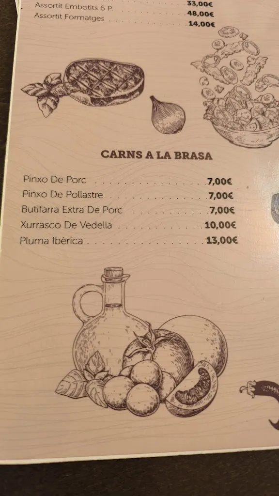 Menu_Restaurant El Corral de Llers_Llers_image_2