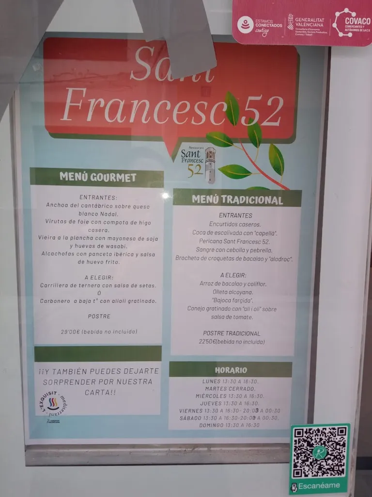 Menu_Restaurant Sant Francesc 52_Alcoy/Alcoi_image_1