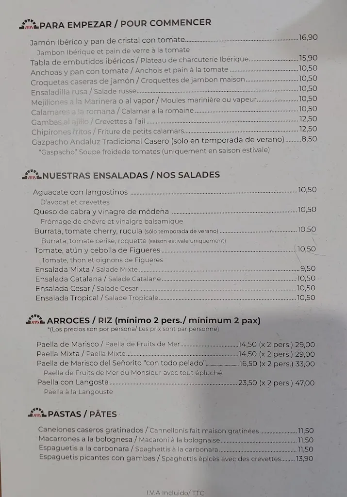 Menu_Restaurant ASADOR_Jonquera La_image_1