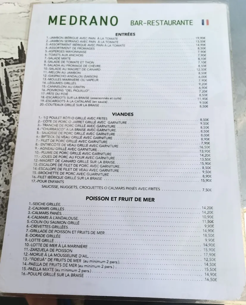 Menu_Medrano Bar Restaurant_Jonquera La_image_2