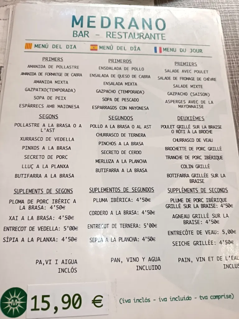 Menu_Medrano Bar Restaurant_Jonquera La_image_3