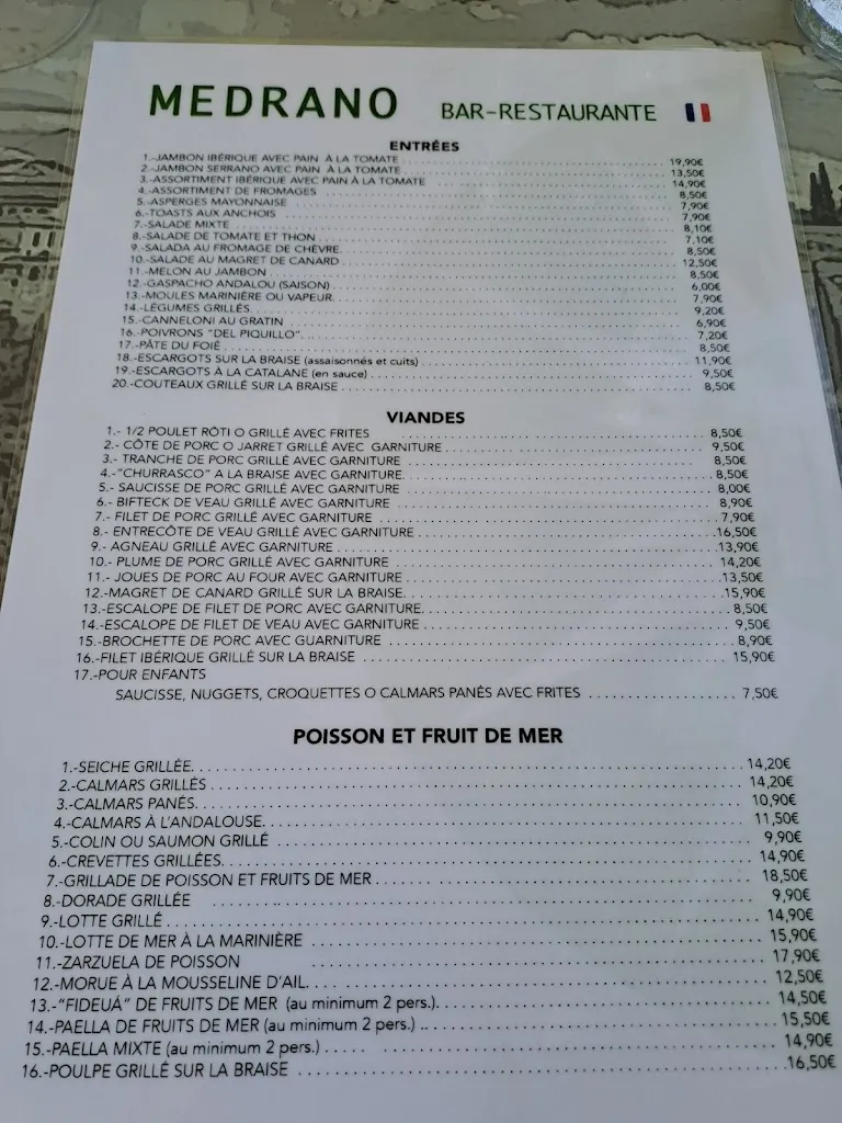 Menu_Medrano Bar Restaurant_Jonquera La_image_4