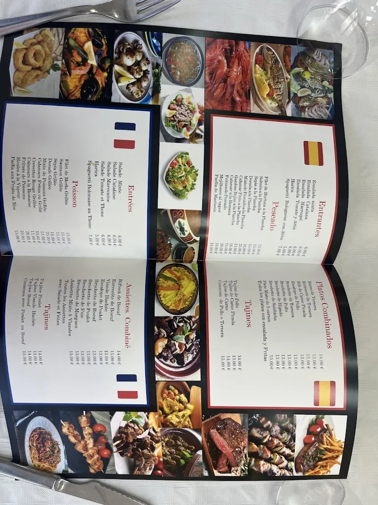 Menü_Restaurant Marrakech_Jonquera La_Bild_1