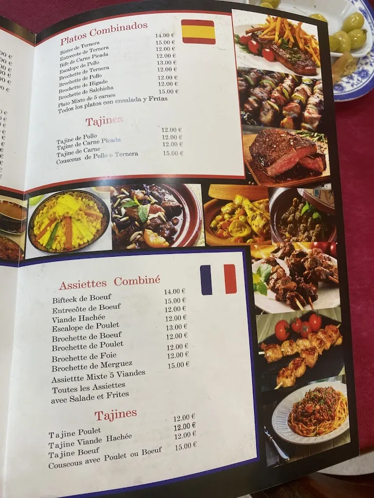 Menü_Restaurant Marrakech_Jonquera La_Bild_3