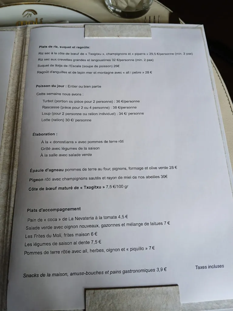 Menu_Molí de l'Escala - Restaurant l ´Escala._Escala L_image_3