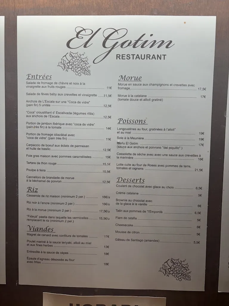 Menu_Restaurant el Gotim_Escala L_image_2