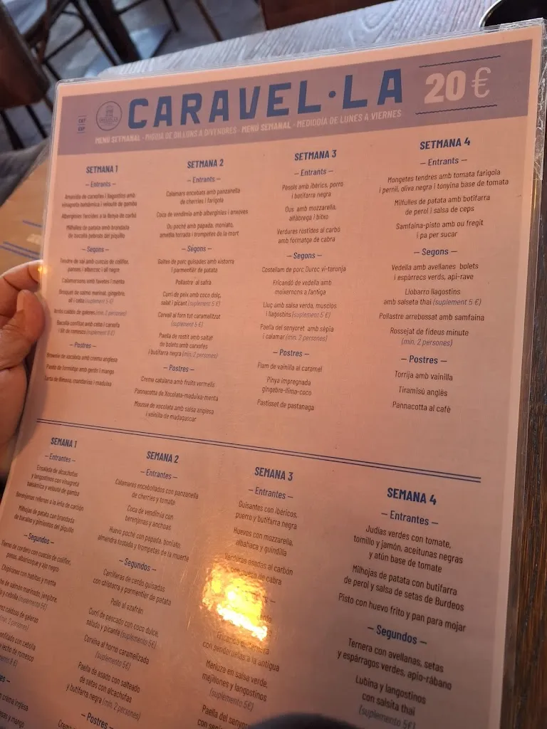 Menu_Cafè restaurant La Caravel·la_Escala L_image_4