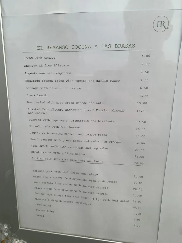 Menu_El Remanso- cuina a les brases_Escala L_image_1