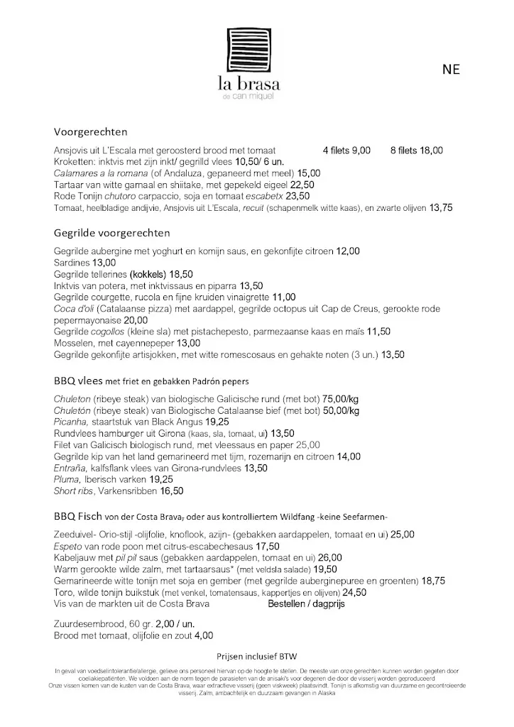 Menu_La Brasa de Can Miquel Restaurant_Escala L_image_2