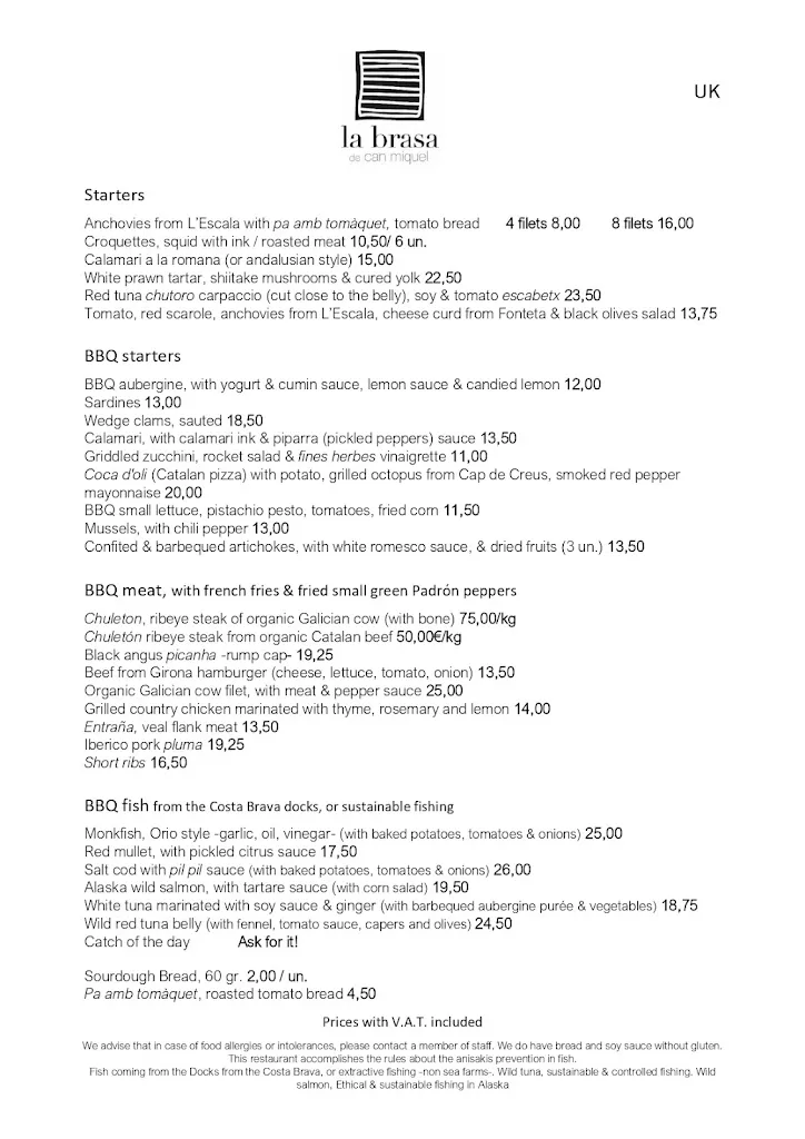 Menu_La Brasa de Can Miquel Restaurant_Escala L_image_4