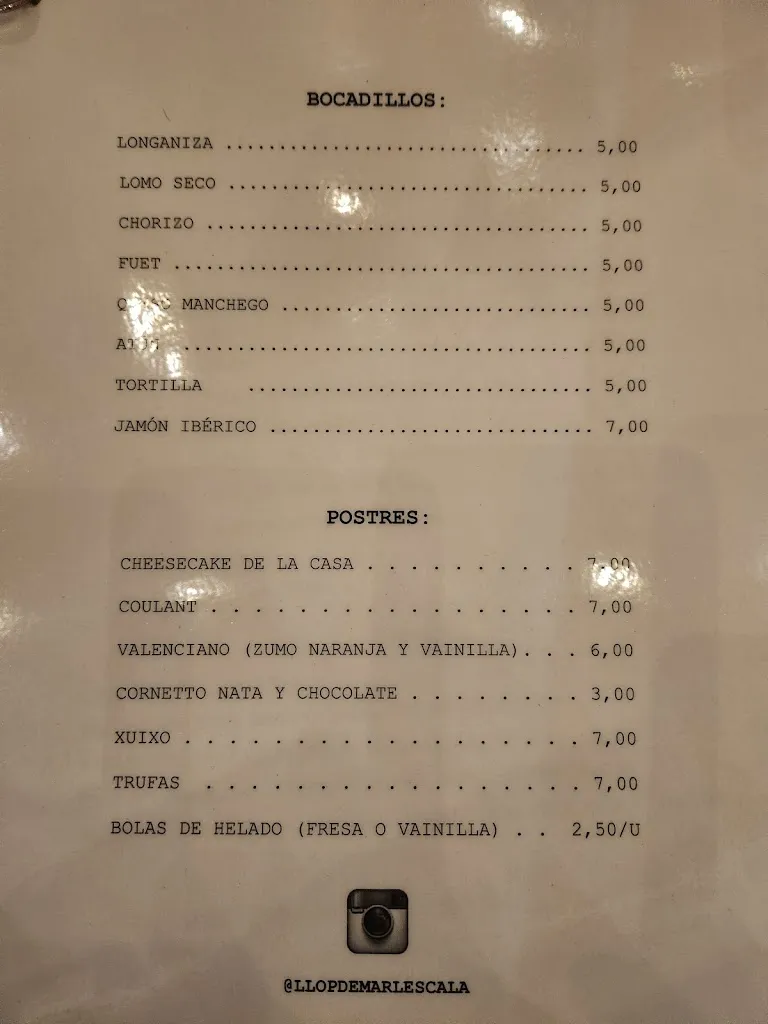 Menu_Llop de Mar L'Escala_Escala L_image_1