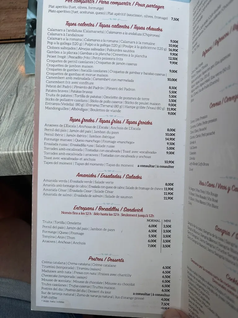 Menu_El Patio Bistrot Tapes_Escala L_image_3